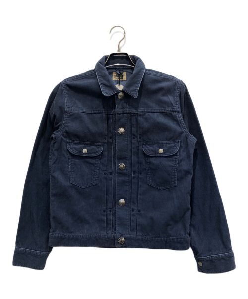 Wrangler（ラングラー）Wrangler (ラングラー) Ron Herman (ロンハーマン) コーデュロイジャケット ネイビー サイズ:S 未使用品の古着・服飾アイテム