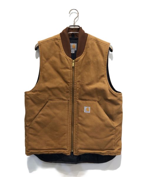 CarHartt（カーハート）CarHartt (カーハート) ダックベスト ベージュ サイズ:Mの古着・服飾アイテム