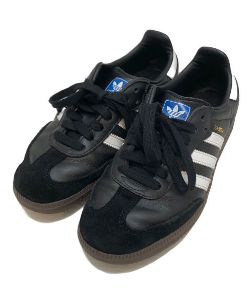 adidas（アディダス）adidas (アディダス) SAMBA/サンバ/ローカットスニーカー ブラック サイズ:US6/UK5 1/2/FR38 2/3/JP24の古着・服飾アイテム