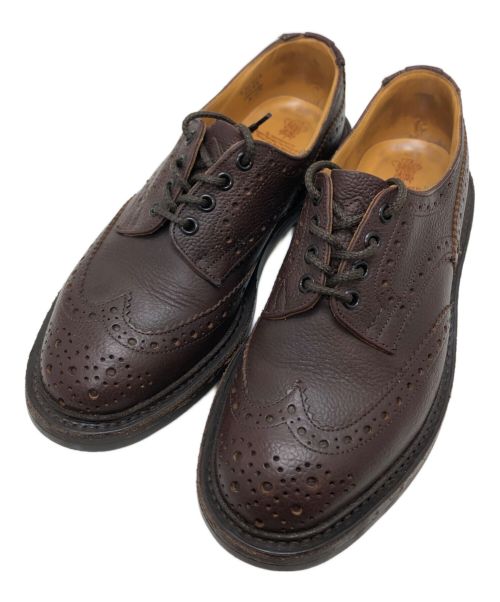 Tricker's（トリッカーズ）Tricker's (トリッカーズ) ウィングチップシューズ ブラウン サイズ:6.5の古着・服飾アイテム