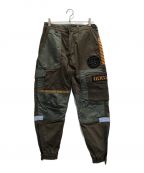 AVIREXアヴィレックス）の古着「コンビネーション ヘリパンツ テストパイロット/COMBI HELI PANT」｜グリーン