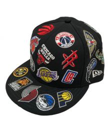 New Era（ニューエラ）の古着「Team Logo Allover NFL/ロゴキャップ」｜ブラック