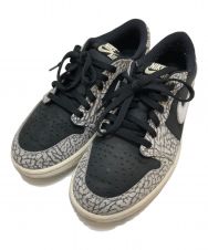 NIKE (ナイキ) Air Jordan 1 Retro Low OG "Black Cement"/ローカットスニーカー グレー サイズ:UK7/EUR41/CM26/BR39.5/CN260(2.5)