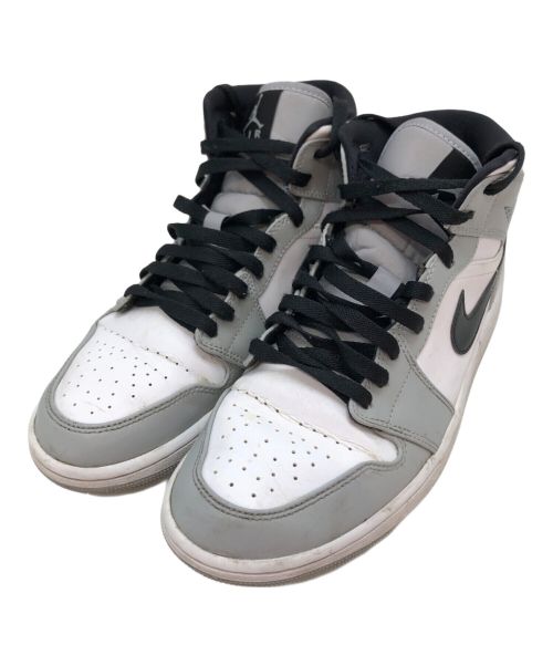 NIKE（ナイキ）NIKE (ナイキ) Nike Air Jordan 1 Mid/エアジョーダン1MID グレー サイズ:US9.5/UK8.5/EUR43/27.5ｃｍの古着・服飾アイテム