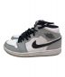 NIKE (ナイキ) Nike Air Jordan 1 Mid/エアジョーダン1MID グレー サイズ:US9.5/UK8.5/EUR43/27.5ｃｍ：8000円