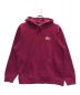 stussy（ステューシー）の古着「BASIC STUSSY HOOD」｜バーガンディー