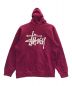 stussy (ステューシー) BASIC STUSSY HOOD バーガンディー サイズ:M：8000円