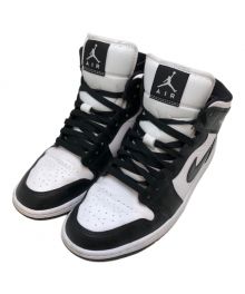 NIKE（ナイキ）の古着「WMNS AIR JORDAN 1 MID WHITE/BLACK-WHITE」｜ブラック