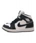 NIKE (ナイキ) WMNS AIR JORDAN 1 MID WHITE/BLACK-WHITE ブラック サイズ:US10/UK7.5/EUR42/27cm：8000円