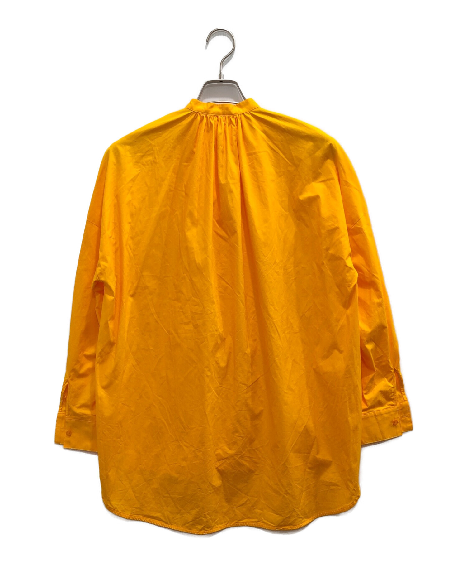 ENFOLD (エンフォルド) COブロードオーバーシャツ オレンジ サイズ:38