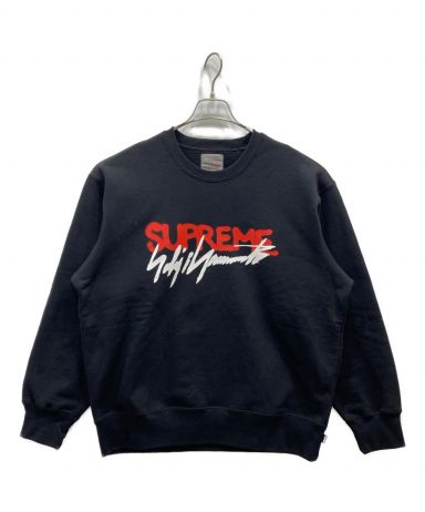 【中古・古着通販】SUPREME×YOHJI YAMAMOTO (シュプリーム×ヨウジヤマモト) yohji yamamoto crewneck  ブラック サイズ:M｜ブランド・古着通販 トレファク公式【TREFAC FASHION】スマホサイト