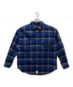 DESCENDANTディセンダント）の古着「VANNING PLAID LS SHIRT」｜ブルー