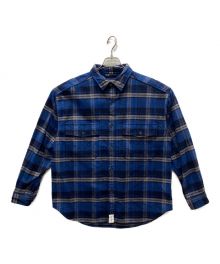 DESCENDANT（ディセンダント）の古着「VANNING PLAID LS SHIRT」｜ブルー