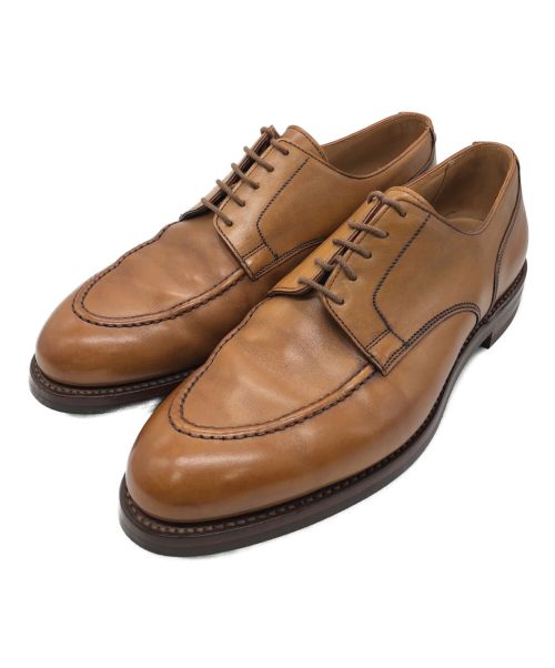 Crockett & Jones（クロケット＆ジョーンズ）Crockett & Jones (クロケット＆ジョーンズ) ONSLOW Uチップシューズ ブラウン サイズ:8Eの古着・服飾アイテム