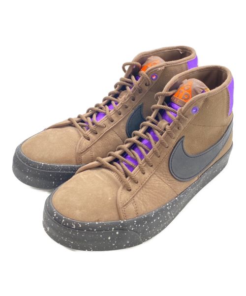 NIKE SB（ナイキエスビー）NIKE SB (ナイキエスビー) GRANT TAYLOR (グラントテイラー) Blazer Mid/ブレーザー ミッド ブラウン サイズ:27の古着・服飾アイテム