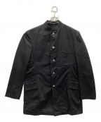 Yohji Yamamoto pour hommeヨウジヤマモト プールオム）の古着「変わりボタンオーバージャケット」｜ブラック