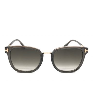 爆売り！ 【中古】TOM FORD 「BURTON」サングラス ブラック×ブラウン