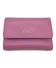 FURLA（フルラ）の古着「3つ折り財布」｜ピンク