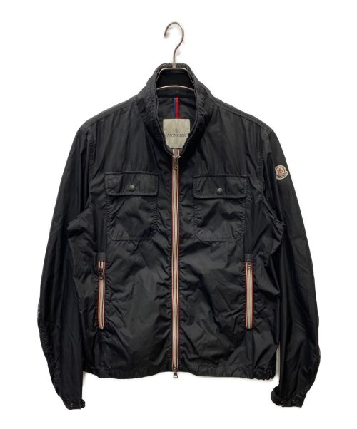 MONCLER（モンクレール）MONCLER (モンクレール) LYON ナイロンジップアップパーカー ブラック サイズ:SIZE4の古着・服飾アイテム