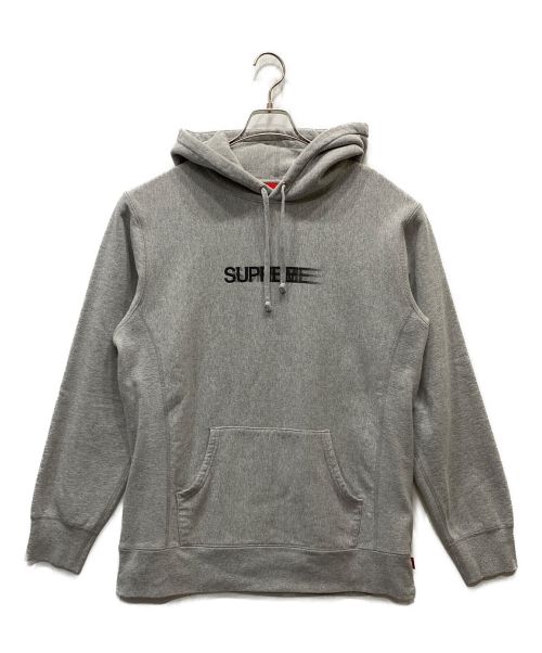 SUPREME（シュプリーム）Supreme (シュプリーム) Motion Logo Hooded Sweatshirt グレー サイズ:Lの古着・服飾アイテム