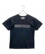 NEIGHBORHOODネイバーフッド）の古着「ロゴプリントTシャツ」｜ブラック