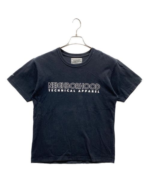 NEIGHBORHOOD（ネイバーフッド）NEIGHBORHOOD (ネイバーフッド) ロゴプリントTシャツ ブラック サイズ:Mの古着・服飾アイテム