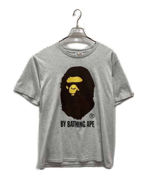 A BATHING APE（アベイシングエイプ）A BATHING APE (アベイシングエイプ) プリントTシャツ グレー サイズ:Lの古着・服飾アイテム