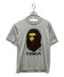 A BATHING APE（アベイシングエイプ）の古着「プリントTシャツ」｜グレー