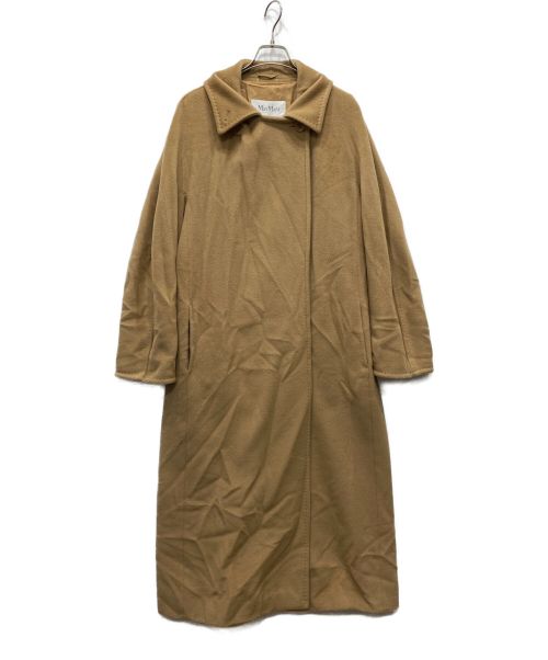 MaxMara（マックスマーラ）MaxMara (マックスマーラ) ウールカシミヤラップコート キャメル サイズ:J 48の古着・服飾アイテム