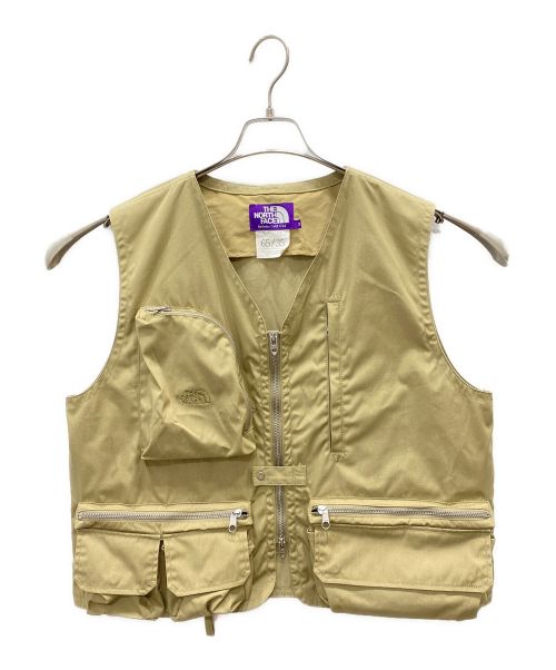 THE NORTHFACE PURPLELABEL（ザ・ノースフェイス パープルレーベル）THE NORTHFACE PURPLELABEL (ザ ノースフェイス パープルレーベル) 65/35 Angle Vest ベージュ サイズ:Mの古着・服飾アイテム