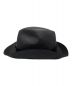 BORSALINO (ボルサリーノ) 中折れストローハット ブラック サイズ:59：9800円