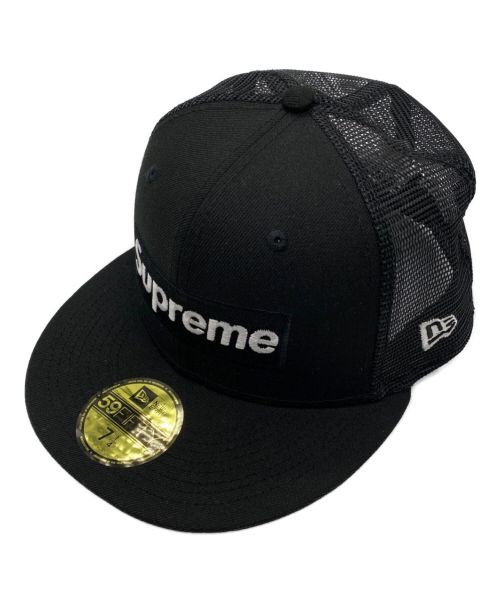 SUPREME（シュプリーム）Supreme (シュプリーム) New Era (ニューエラ) Box Logo Mesh Back ブラック サイズ:7 1/4の古着・服飾アイテム