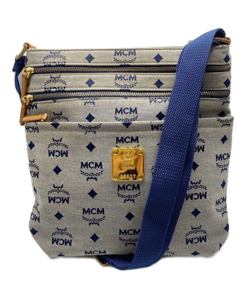 MCM（エムシーエム）MCM (エムシーエム) ショルダーバッグ グレーの古着・服飾アイテム