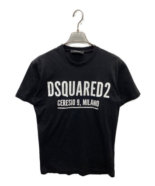 DSQUARED2（ディースクエアード）DSQUARED2 (ディースクエアード) プリントTシャツ ブラック サイズ:Mの古着・服飾アイテム