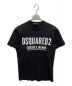 DSQUARED2（ディースクエアード）の古着「プリントTシャツ」｜ブラック