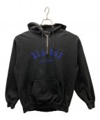 X-LARGEエクストララージ）の古着「HALF ZIP HOODED SWEAT」｜ブラック