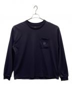 Needlesニードルズ）の古着「L/S CREW NECK TEE - POLY JERSEY」｜パープル