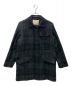 WHITE MOUNTAINEERING（ホワイトマウンテ二アニング）の古着「FLANNEL CHECK POCKET COAT」｜ブラック×グリーン