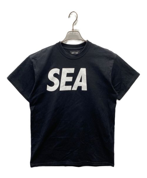 WIND AND SEA（ウィンド アンド シー）WIND AND SEA (ウィンダンシー) プリントTシャツ ブラック サイズ:Lの古着・服飾アイテム