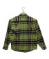 SUPREME (シュプリーム) Tartan Flannel Shirt グリーン サイズ:M：6000円