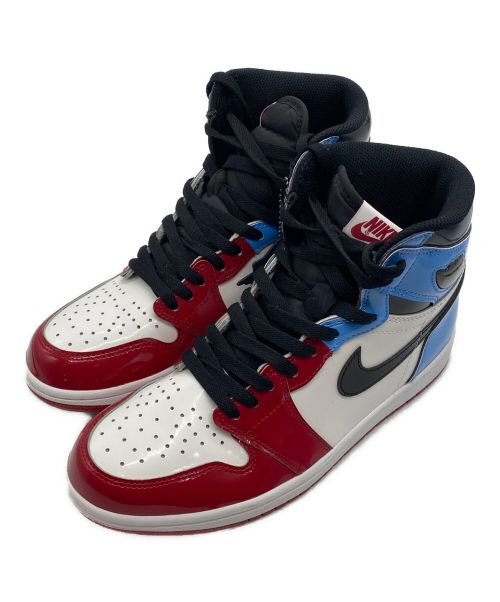 NIKE（ナイキ）NIKE (ナイキ) AIR JORDAN 1 RETRO HIGH OG レッド×ブルー サイズ:UK7の古着・服飾アイテム