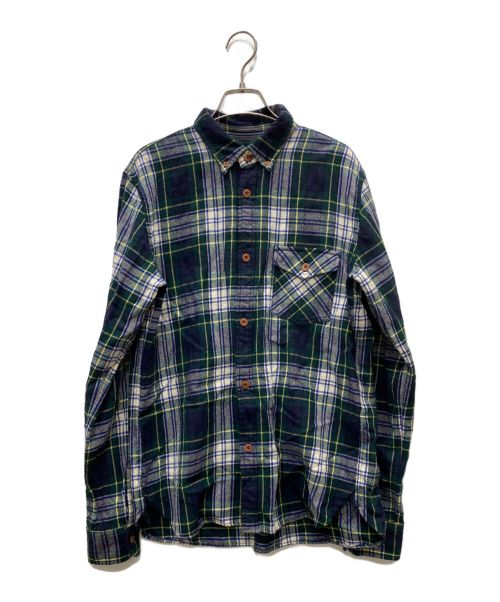 COMME des GARCONS HOMME（コムデギャルソン オム）COMME des GARCONS HOMME (コムデギャルソン オム) チェックシャツ グリーン×ネイビー サイズ:Mの古着・服飾アイテム