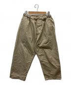 KAPTAIN SUNSHINEキャプテンサンシャイン）の古着「Athletic Easy Pants」｜ベージュ