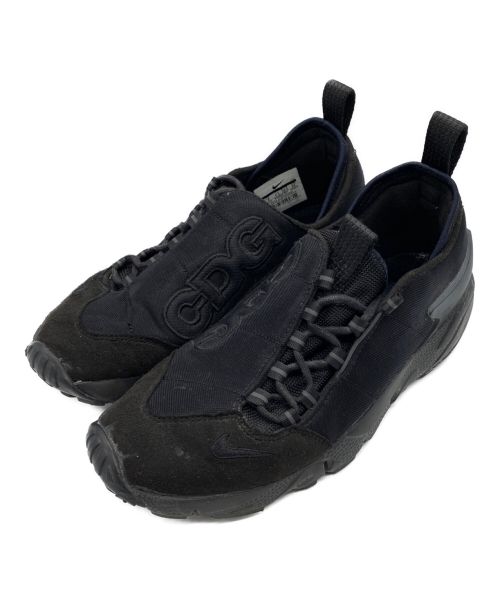 NIKE（ナイキ）NIKE (ナイキ) BLACK COMME des GARCONS (ブラック コムデギャルソン) AIR FOOTSCAPE NM ブラック サイズ:24の古着・服飾アイテム