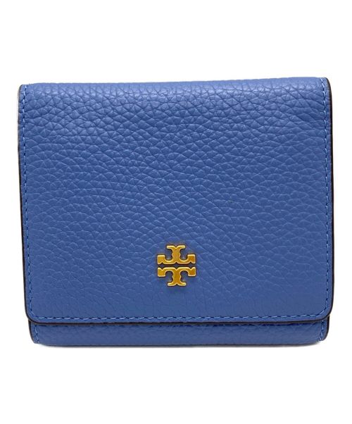 TORY BURCH（トリーバーチ）TORY BURCH (トリーバーチ) ミディアムウォレット グリーン×ブルーの古着・服飾アイテム