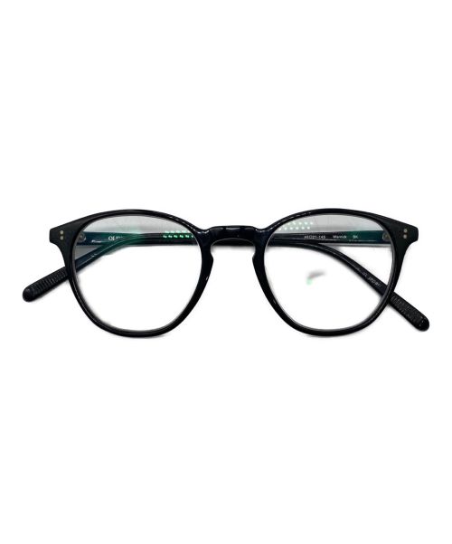 OLIVER PEOPLES（オリバーピープルズ）OLIVER PEOPLES (オリバーピープルズ) Warnick ブラック サイズ:49 21-145の古着・服飾アイテム