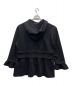 MM6 Maison Margiela (エムエムシックス メゾンマルジェラ) FLARED EFFECT OVERSIZED HOODIE ブラック サイズ:m：14800円