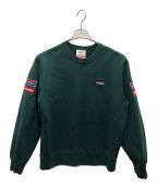 SUPREME×FOX RACINGシュプリーム×フォックスレーシング）の古着「Honda Fox Racing Crewneck」｜グリーン