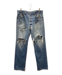 LEVI'S（リーバイス）の古着「501XXダメージデニムパンツ」｜ブルー