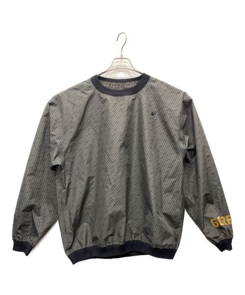 asics（アシックス）asics (アシックス) BEAMS (ビームス) GORE-TEX PULL OVER ブラック×グレー サイズ:Lの古着・服飾アイテム